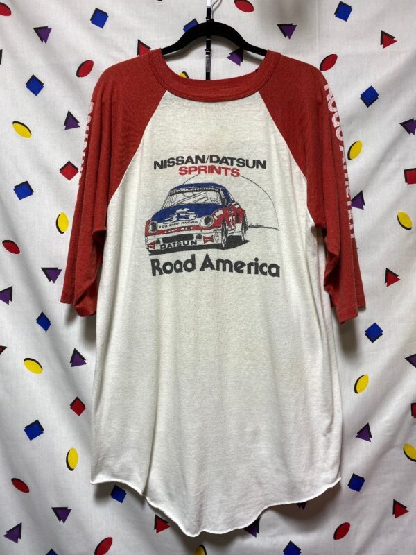 product details: RAGLAN T-SHIRT PPG ROAD AMERICA 200 GRAPHIC photo