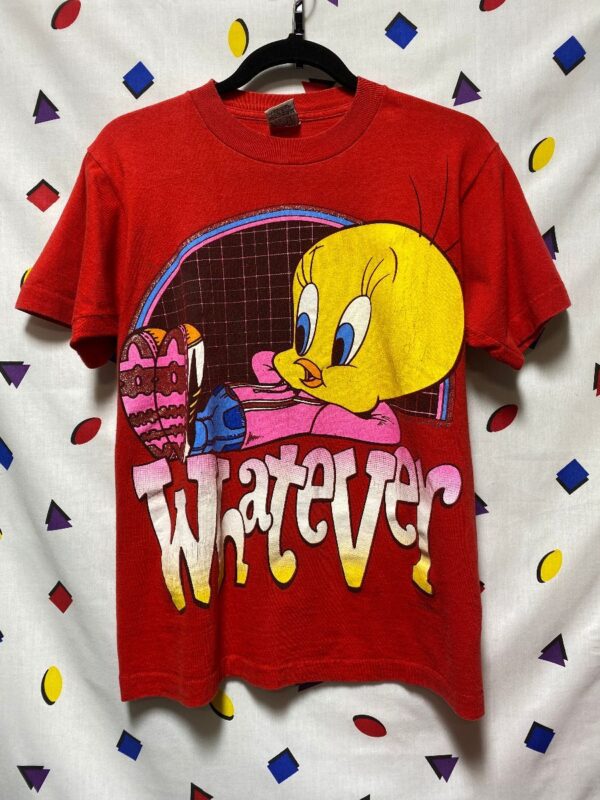 product details: T-SHIRT 1996 TWEETY WHATEVER photo