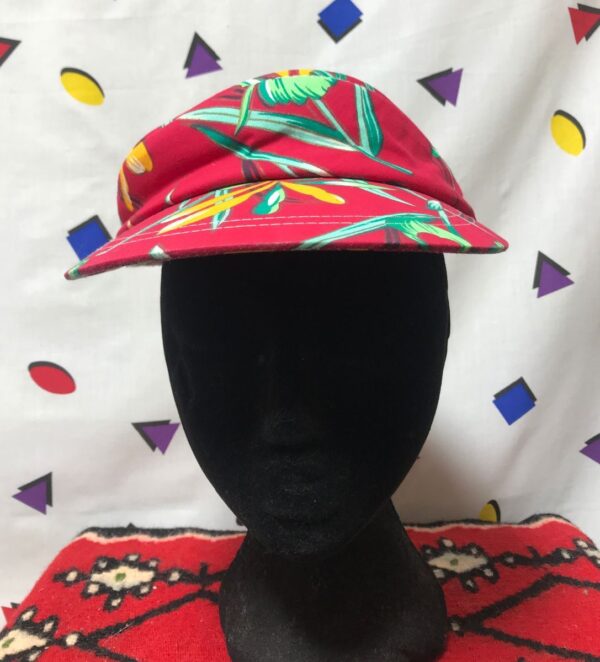 product details: ASSORTED FLORAL HAWAIIAN PATTERN VISOR photo