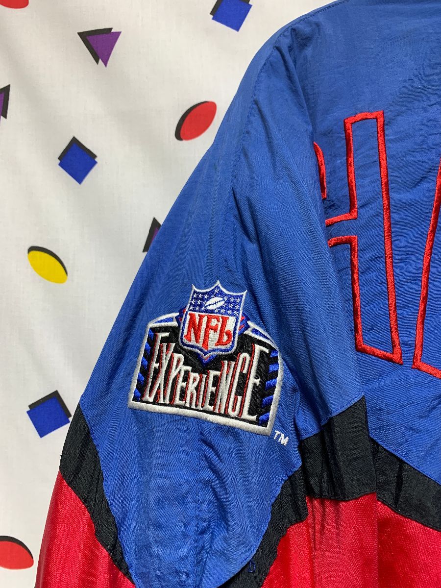 Vintage Logo Athletic New York Giants puffer jacket - Depop