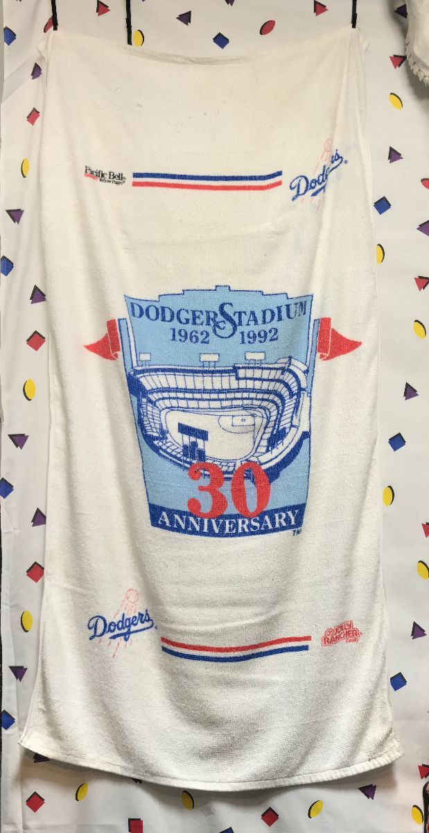 Los Angeles Dodger Stadium 1992 30th Anniversary Pacific Bell Jolly ...
