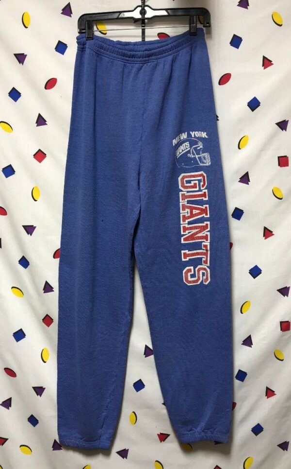 product details: NEW YORK GIANTS LEG GRAPHIC DRAWSTRING WAIST - AS IS SWEATPANTS photo