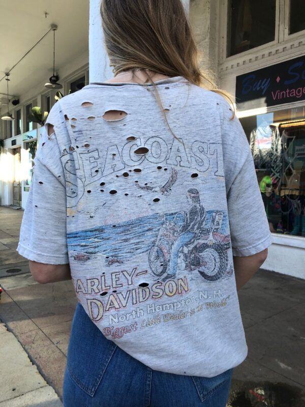 product details: T-SHIRT SUPER THIN DISTRESSED NINETY FIFTH ANNIVERSARY SEACOAST NORTH HAMPTON, N.H. AS-IS photo
