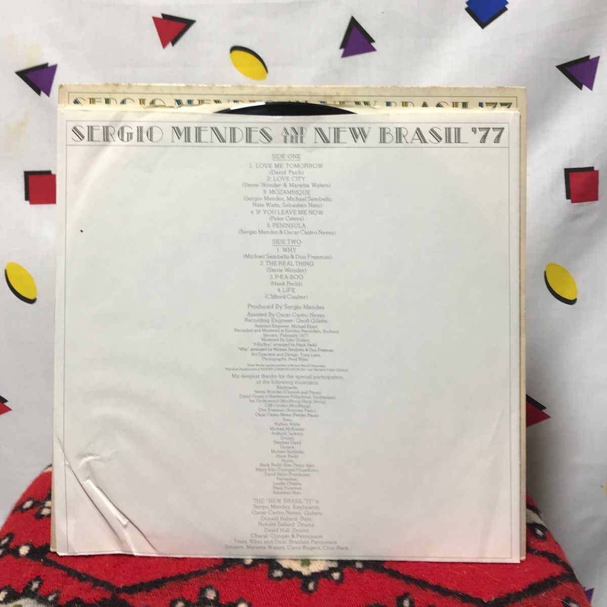 SÉRGIO MENDES & THE NEW BRASIL '77 VINYL RECORD - LP