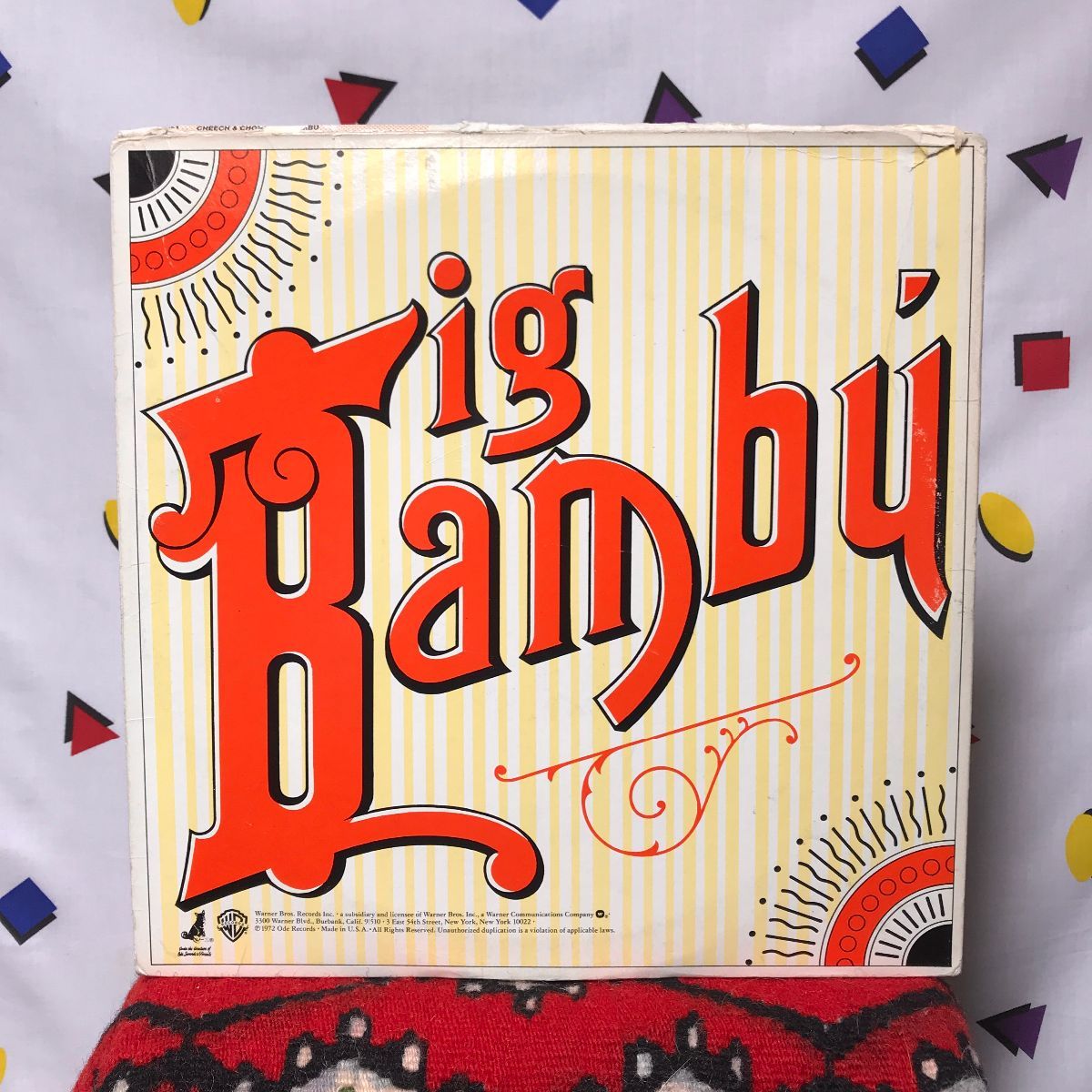 *AS-IS* *GLOSSY WAX CHEECH & CHONG – BIG BAMBU LP