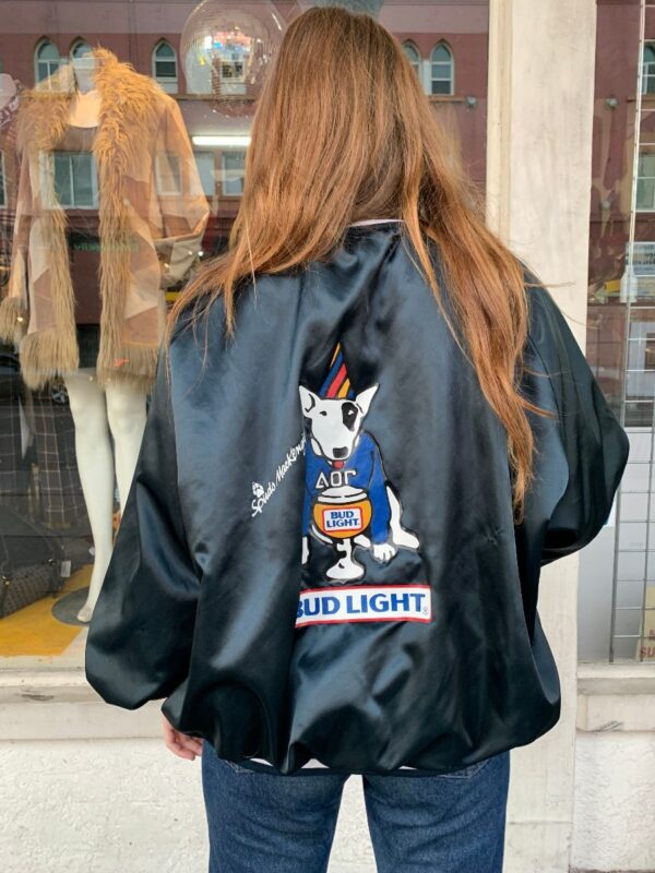 product details: RAD 1980S SPUDS MCKENZIE BASEBALL JACKET FULLY LINED photo