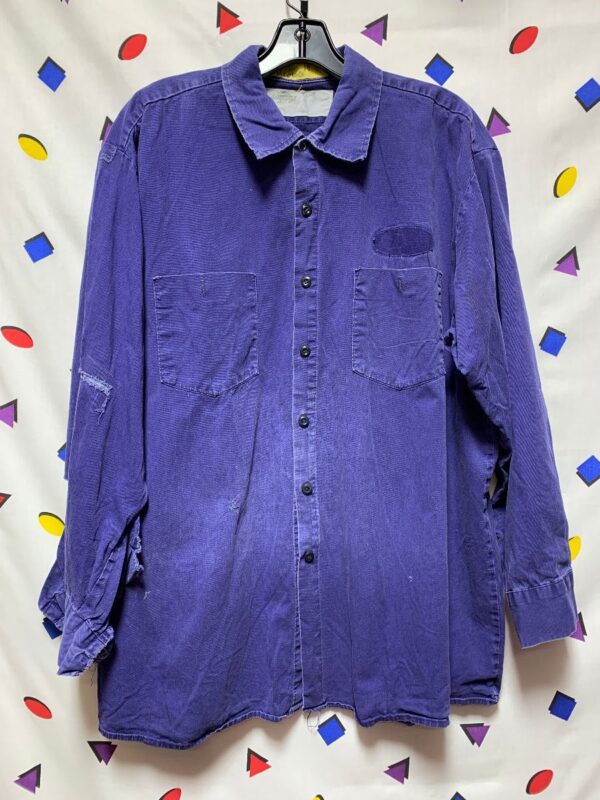 product details: VINTAGE DISTRESSED & TATTERED WORK SHIRT AS-IS TOM photo