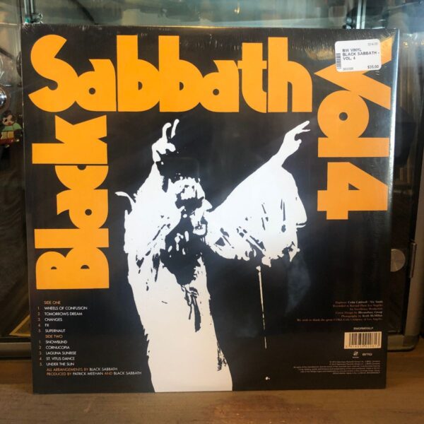 product details: BLACK SABBATH - VOL. 4 VINYL RECORD photo