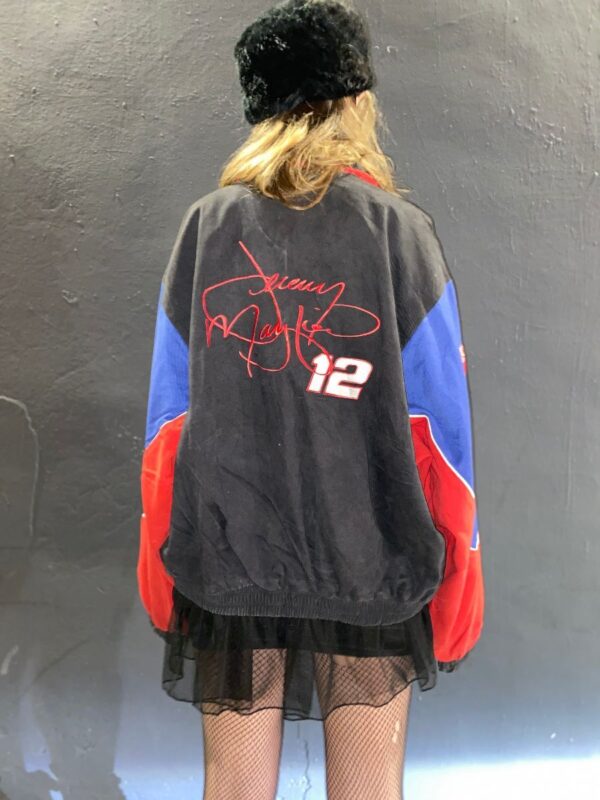 product details: RAD COLOR BLOCK BRUSHED TWILL MOBIL1 RACING #12 JEREMY MAYFIELD RACING JACKET photo