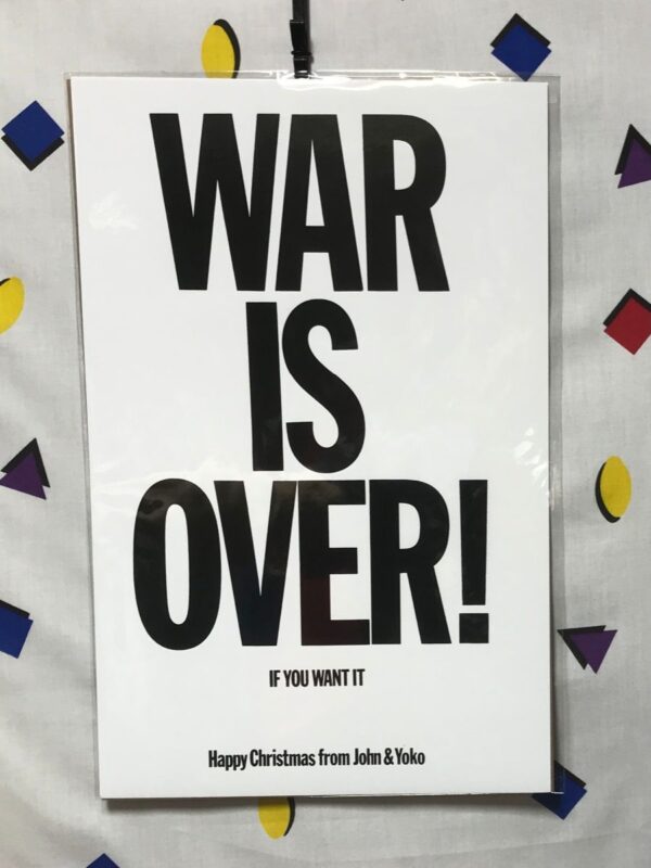 product details: WAR IS OVER POSTER photo