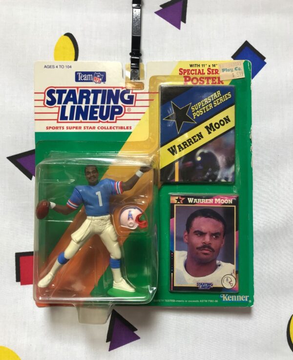 product details: STARTING LINEUP SPORTS ACTION FIGURES NEW IN PACKAGE - WARREN MOON, HOUSTON OILERS photo