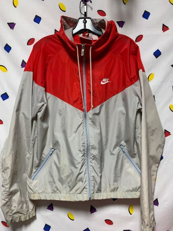 product details: RETRO NIKE WINDBREAKER TRACK JACKET W/ SCORPION BACK GRAPHIC AS-IS photo