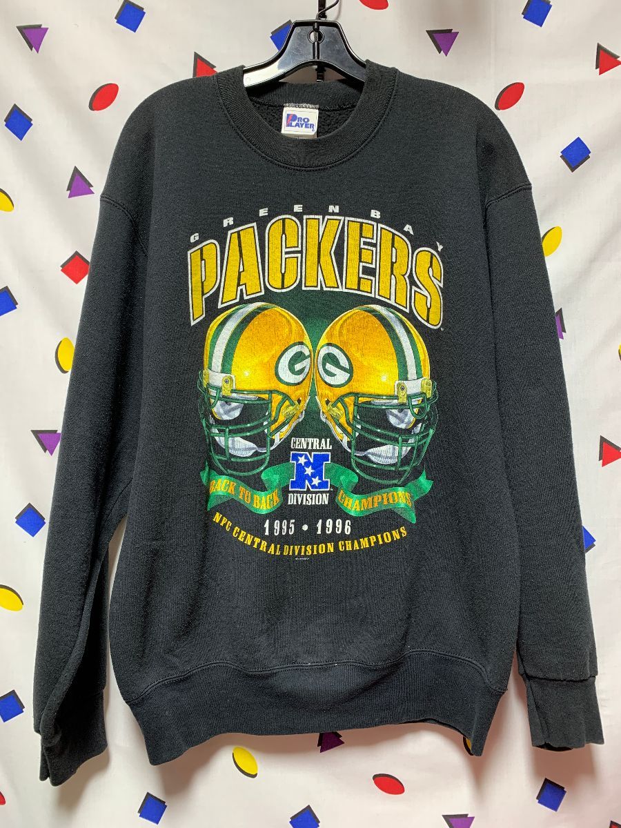 Vintage 1995 Green Bay GB Packers Central Division Champions Crew - XX –  Rad Max Vintage