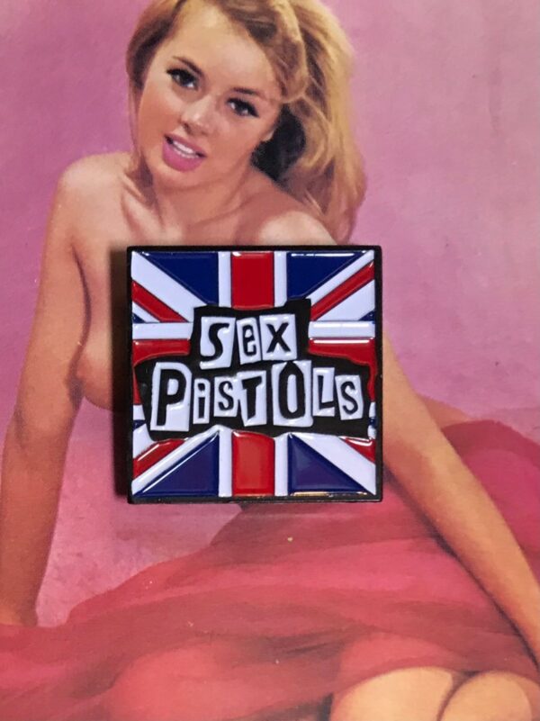 product details: NEW PIN - SEX PISTOLS BRITISH FLAG photo