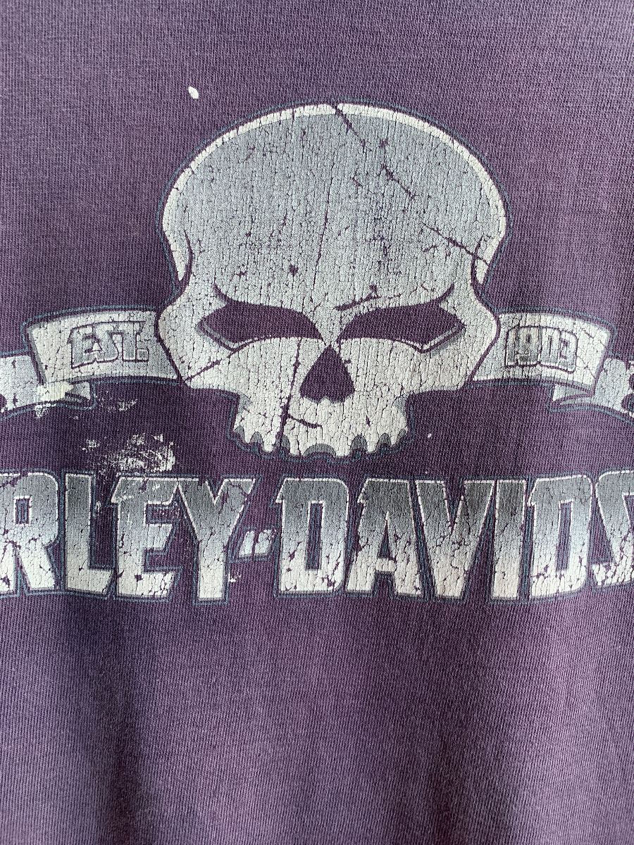 Harley Davidson Skull Las Vegas Raiders Shirt - Vintagenclassic Tee