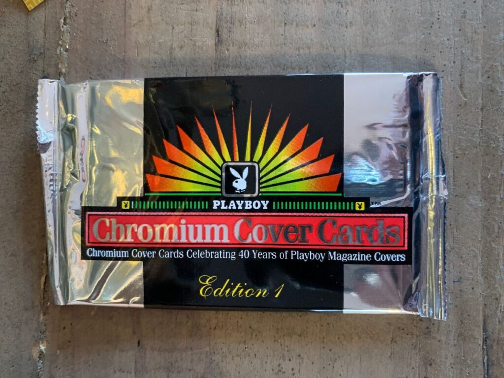 90s Playboy Trading Card Packs Chromium Cover Edition 1 Boardwalk Vintage