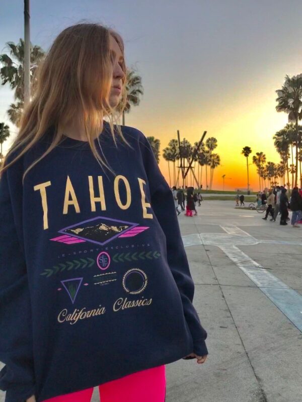product details: 90S TAHOE CALIFORNIA CLASSICS CREWNECK PULLOVER SWEATSHIRT MADE IN USA photo