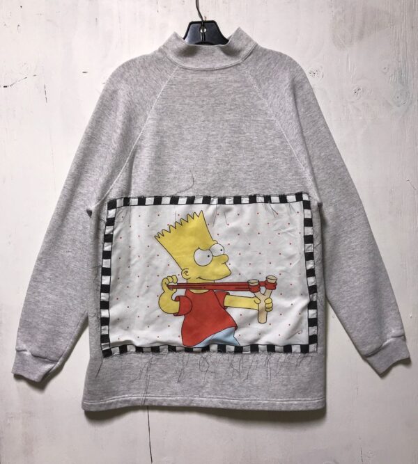 product details: SWEATSHIRT BART SIMPSON SHEET PATCH photo