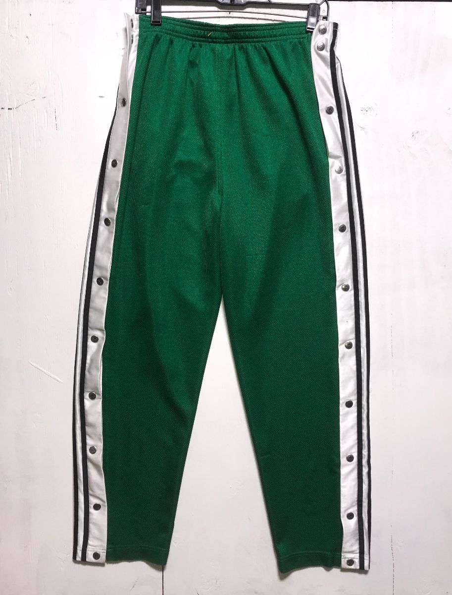 adidas, Pants, Vintage 200s Adidas Basketball Warm Up Pants Snap Uptear  Awaystripper Pants