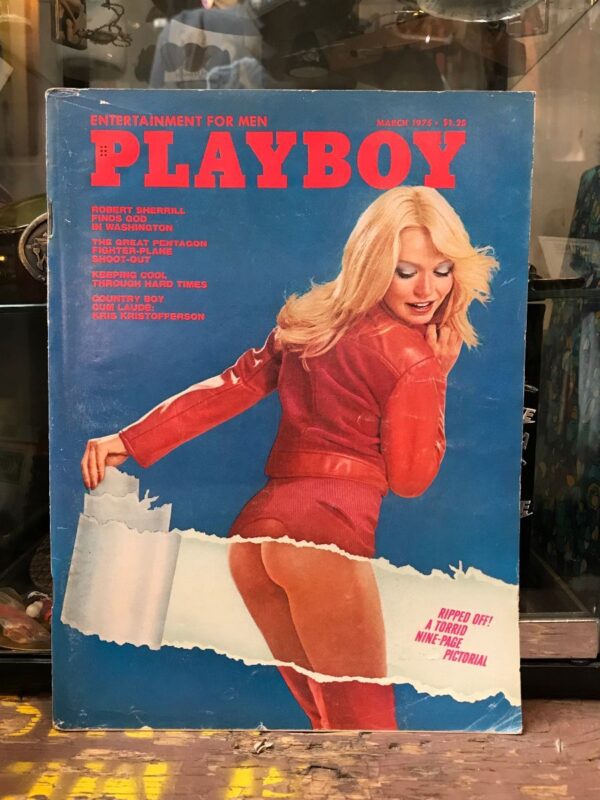 product details: PLAYBOY MAGAZINE – MARCH 1975 RIPPED OFF PICTORIAL | ROBERT SHERRILL | KRIS KRISTOFFERSON photo