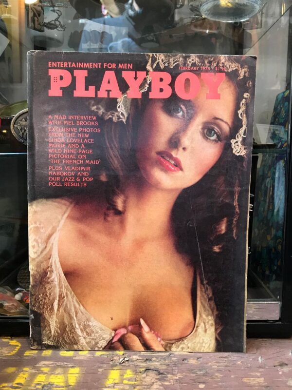 product details: PLAYBOY MAGAZINE – FEB 1975 MEL BROOKS | THE FRENCH MAID | JAZZ POP POLL photo