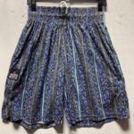 DEADSTOCK GEOMETRIC PRINTED 1990S COTTON SHORTS W/ POCKETS