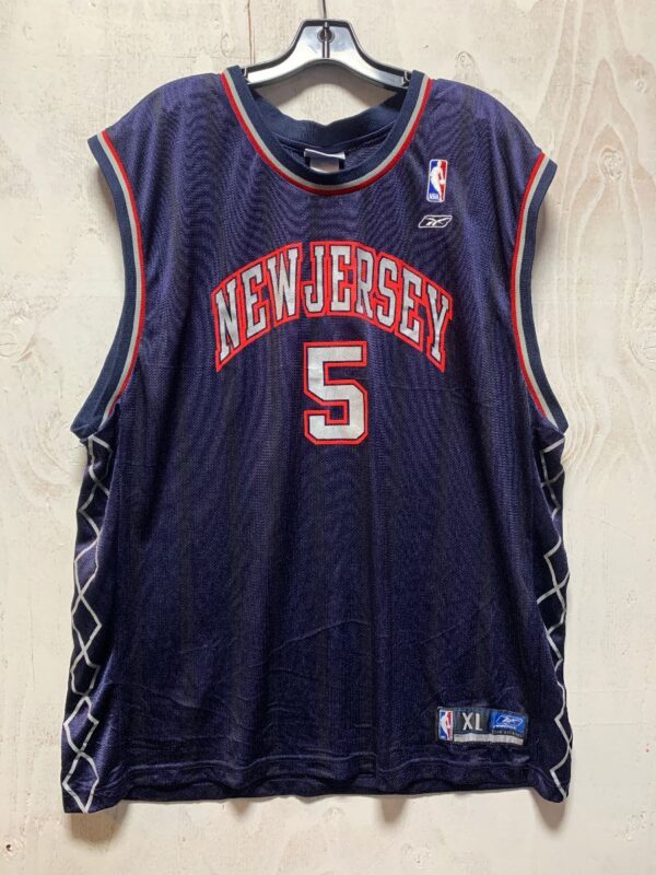 product details: NBA NEW JERSEY NETS BASKETBALL JERSEY #5 KIDD photo