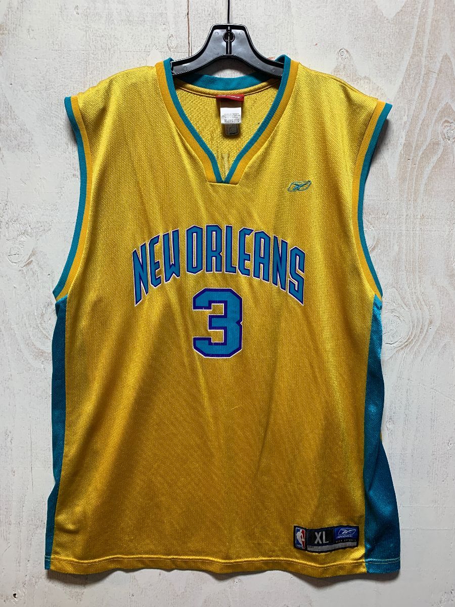 yellow new orleans hornets jersey