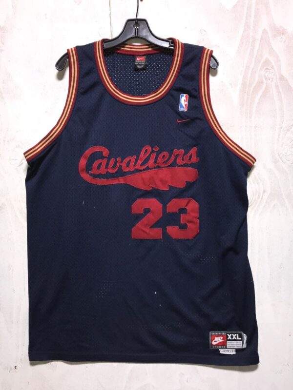 product details: NBA CLEVELAND CAVALIERS BASKETBALL JERSEY #23 JAMES W/ STITCHED LETTERS AS-IS photo