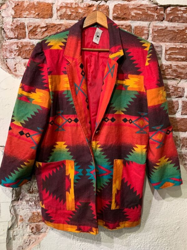 product details: 1980S-90S FUNKY SOUTHWESTERN DESIGN BLAZER photo