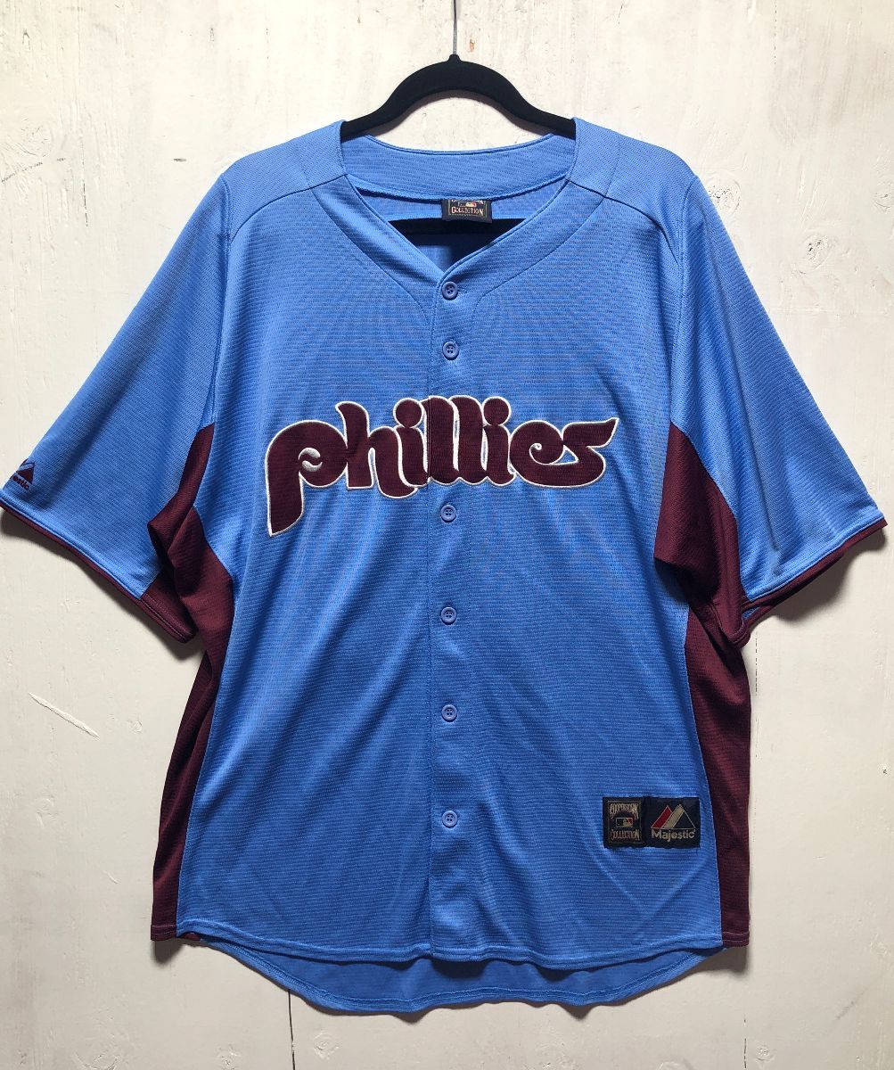 Vintage NWT Philadelphia Phillies Reversible Majestic Jersey XL