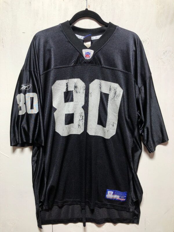 product details: NFL OAKLAND RAIDERS FOOTBALL JERSEY #80 RICE photo