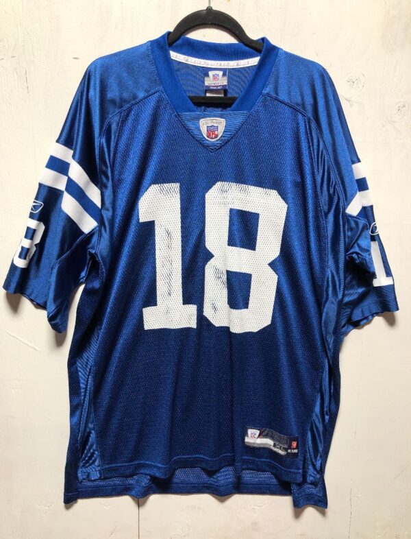product details: NFL INDIANAPOLIS COLTS FOOTBALL JERSEY  #18 MANNING photo