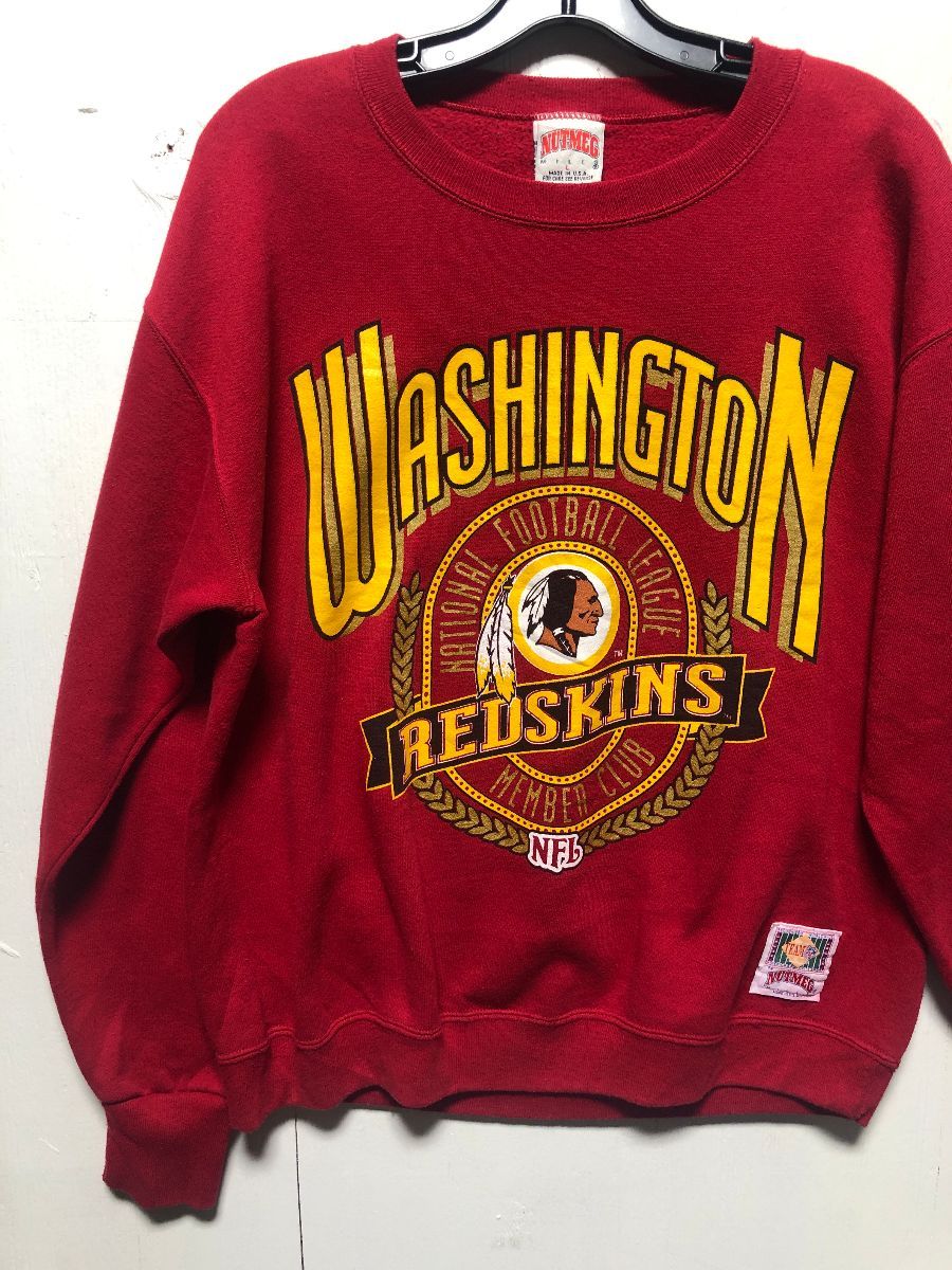 washington redskins crewneck sweatshirts