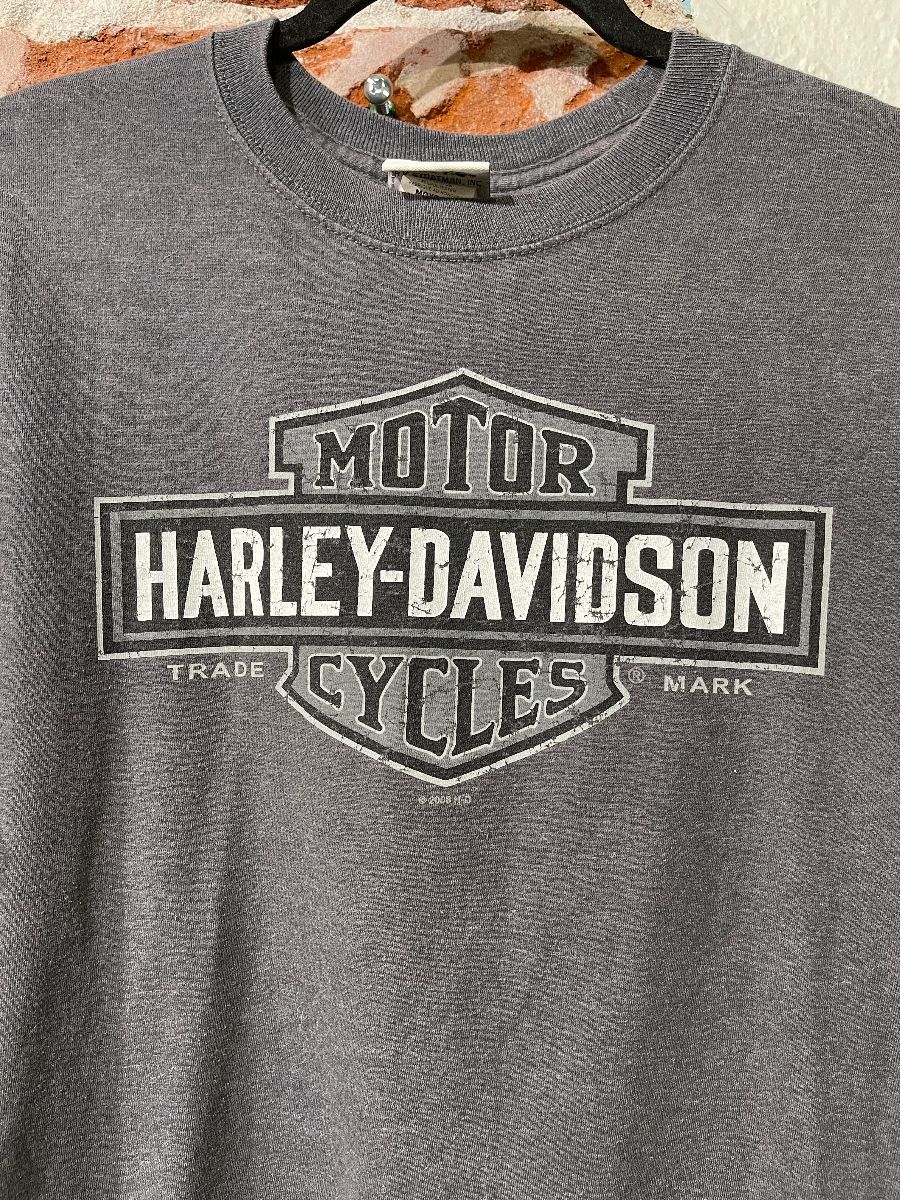 Harley Davidson Motorcycle Graphic T-shirt Loess Hills Pacific Junction ...