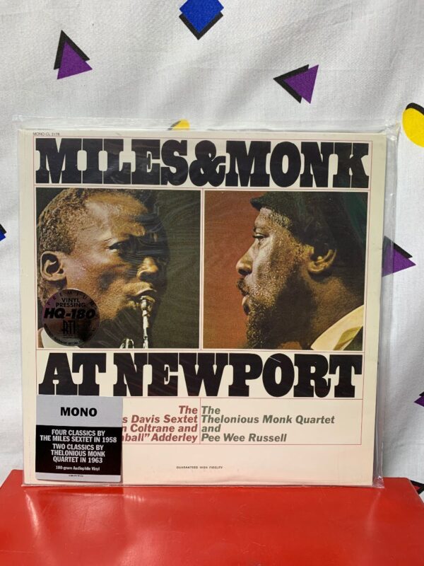 product details: BW VINYL THELONIOUS MONK QUARTET - MILES AND MONK AT NEWPORT photo