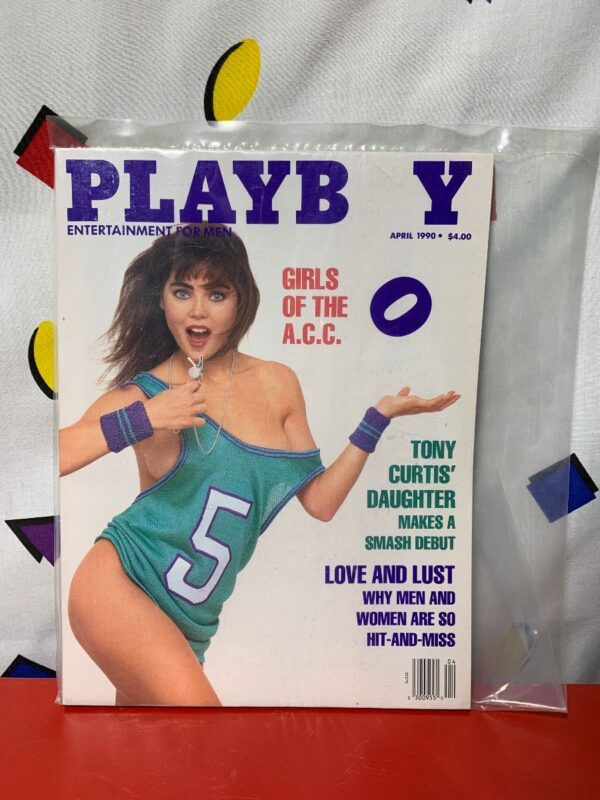 product details: PLAYBOY MAGAZINE | APRIL 1990 | GIRLS OF THE A.C.C photo