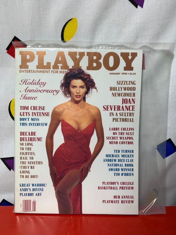 product details: PLAYBOY MAGAZINE | JANUARY 1990 | JOAN SEVERANCE HOLIDAY ANNIVERSARY ISSUE photo