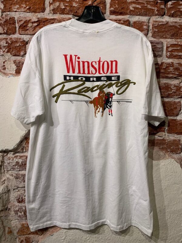 product details: OAKLAWN WINSTON RACING POCKET TEE *SINGLE STITCH AS-IS photo