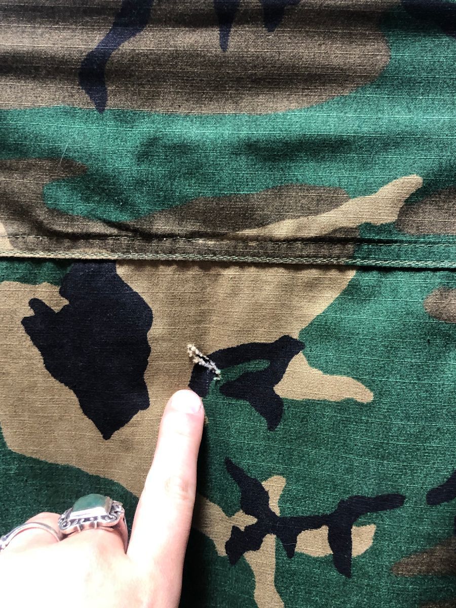 Military Camouflage Utility Coat | Boardwalk Vintage