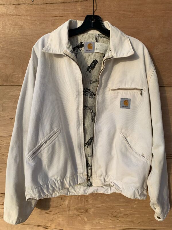 product details: CARHARTT JACKET WITH WORKING MEN INTERIOR LINING LOGO photo