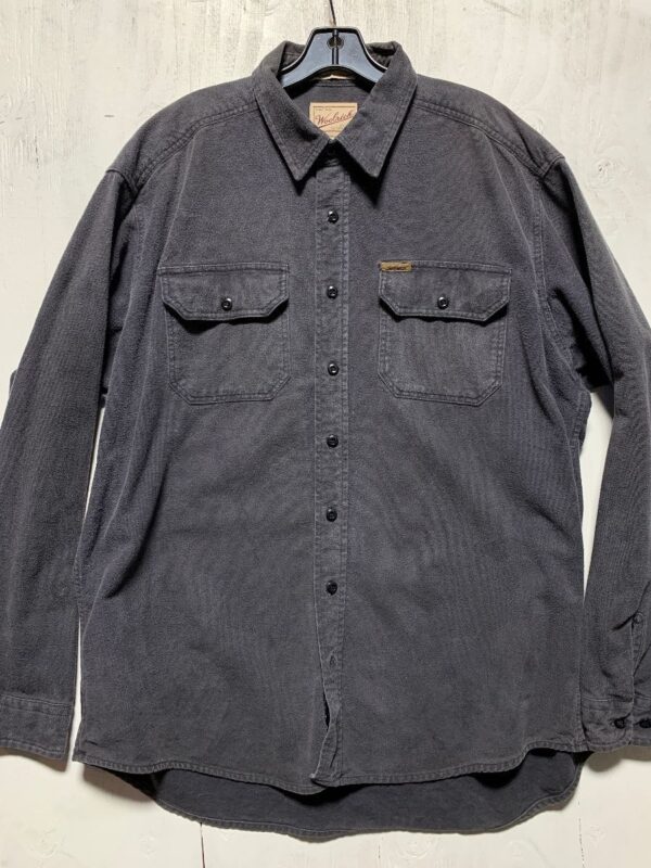 product details: COZY THICK COTTON LS BD WORKWEAR SHIRT WITH DUAL FRONT POCKETS photo