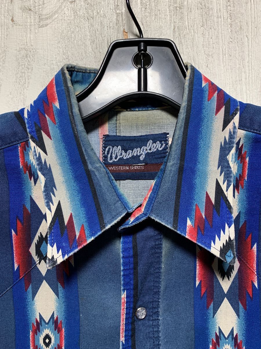 Arriba 93+ imagen wrangler navajo shirt