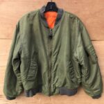 ALPHA INDUSTRIES REVERSIBLE MA-1 BOMBER JACKET-AS IS