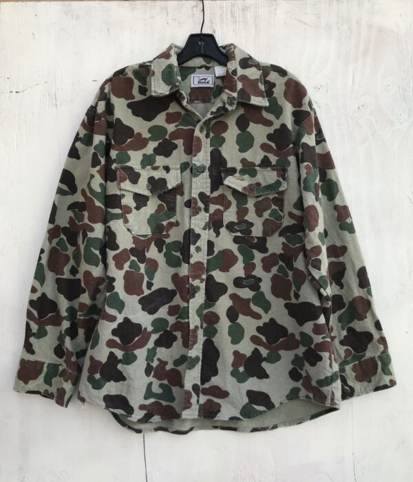 product details: RAD HEAVYWEIGHT DUCK HUNTING CAMO COTTON LONG-SLEEVE BUTTON-UP SHIRT photo