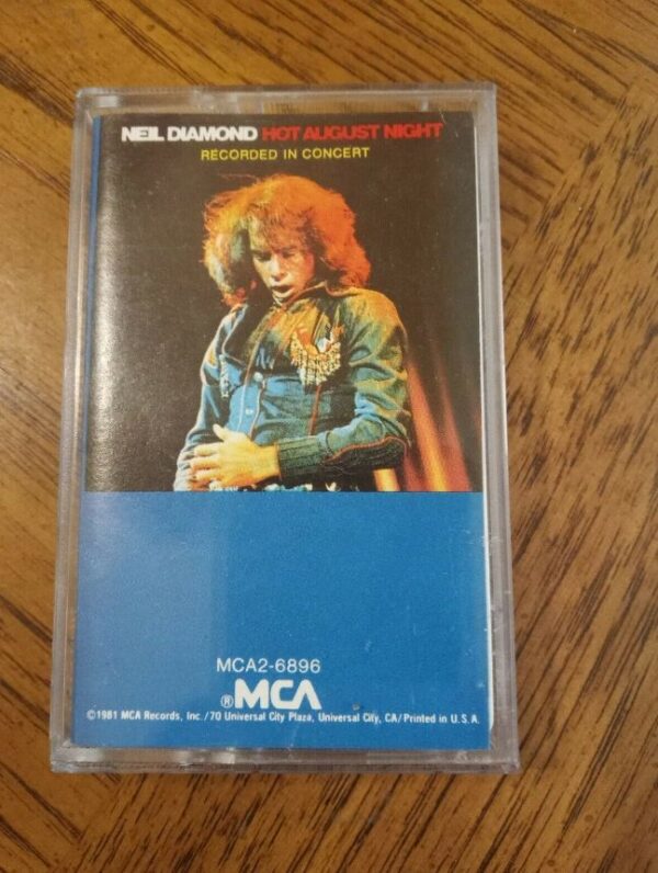 product details: VINTAGE CASSETTE TAPE NEIL DIAMOND - HOT AUGUST NIGHT photo