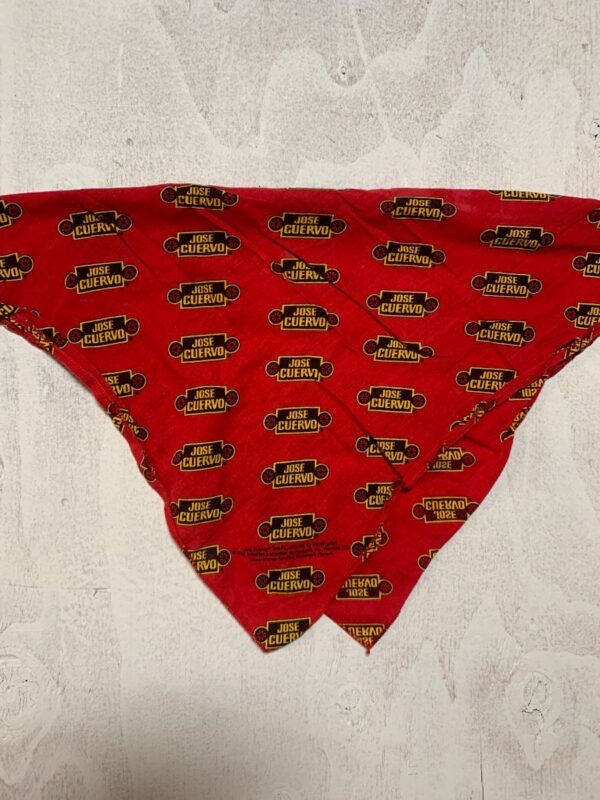 product details: 1992 JOSE CUERVO LOGO ALL OVER PRINT COTTON BANDANA AS-IS photo