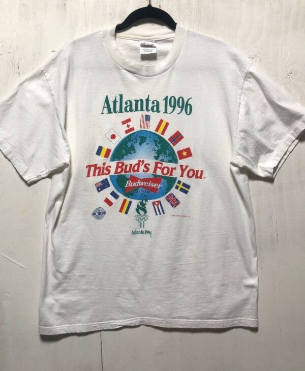 product details: BUDWEISER 1996 ATLANTA OLYMPICS SHIRT SINGLE STITCH photo