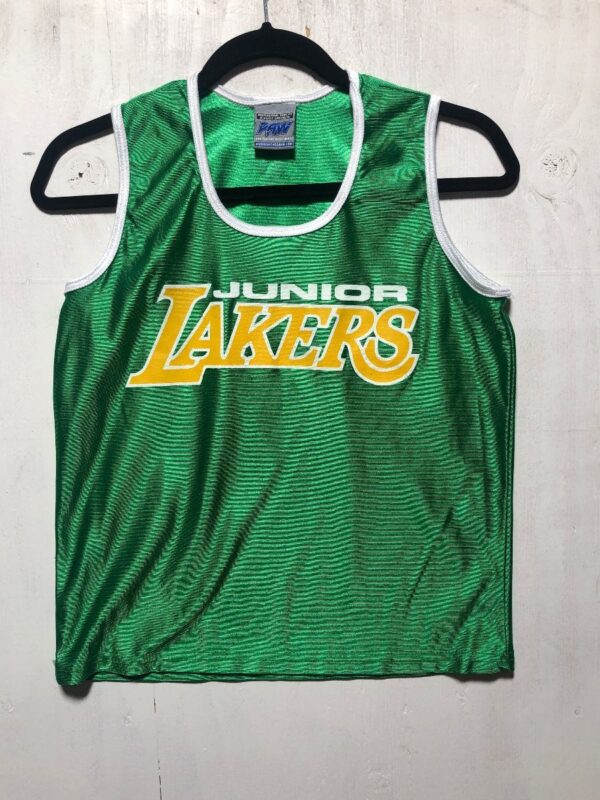 product details: JUNIOR LAKERS YMCA BASKETBALL JERSEY NUMBER 3 photo