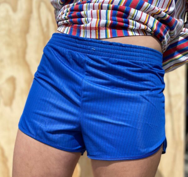 product details: LITTLE DEADSTOCK DOLPHIN SHORTS PIN STRIPE photo